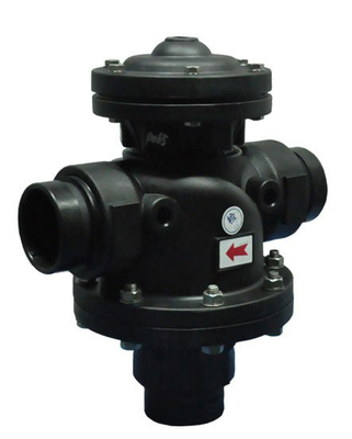 Plastic Backwash Control Valve / Automatic Backwash Valve 20 - 125 Psi Pressure
