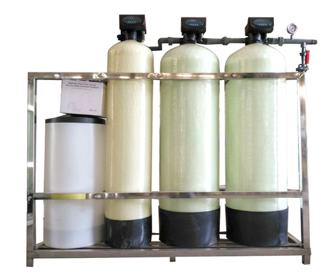 FRP TANK Automatic FLECK Fleck Water Softener Unit , Industrial Water Softener