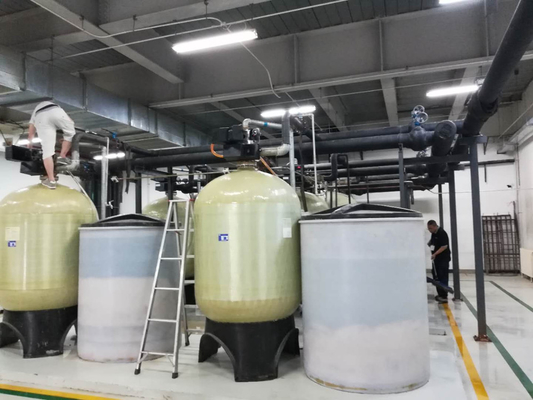 Fully Automatic Water Softening Equipment For Composite Materials Eco Friendly