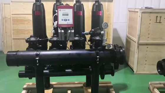 Industrial Large Scale Self Cleaning Disc Filter , Inline Disc Filter No Spring