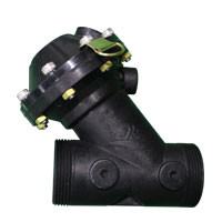 DN100 PA BSP Y Type Automatic Diaphragm Valve For Wastewater Treatment