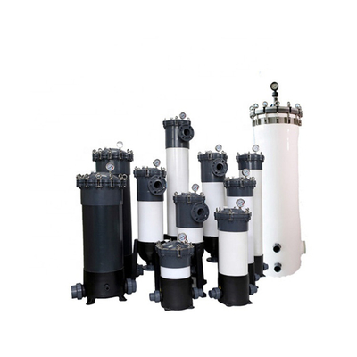 3-5 Elements Capacity PVC Filter Housing For Electroplating Factory Sewage Treatment