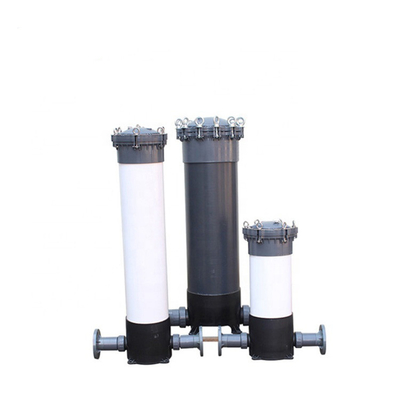 3-5 Elements Capacity PVC Filter Housing For Electroplating Factory Sewage Treatment
